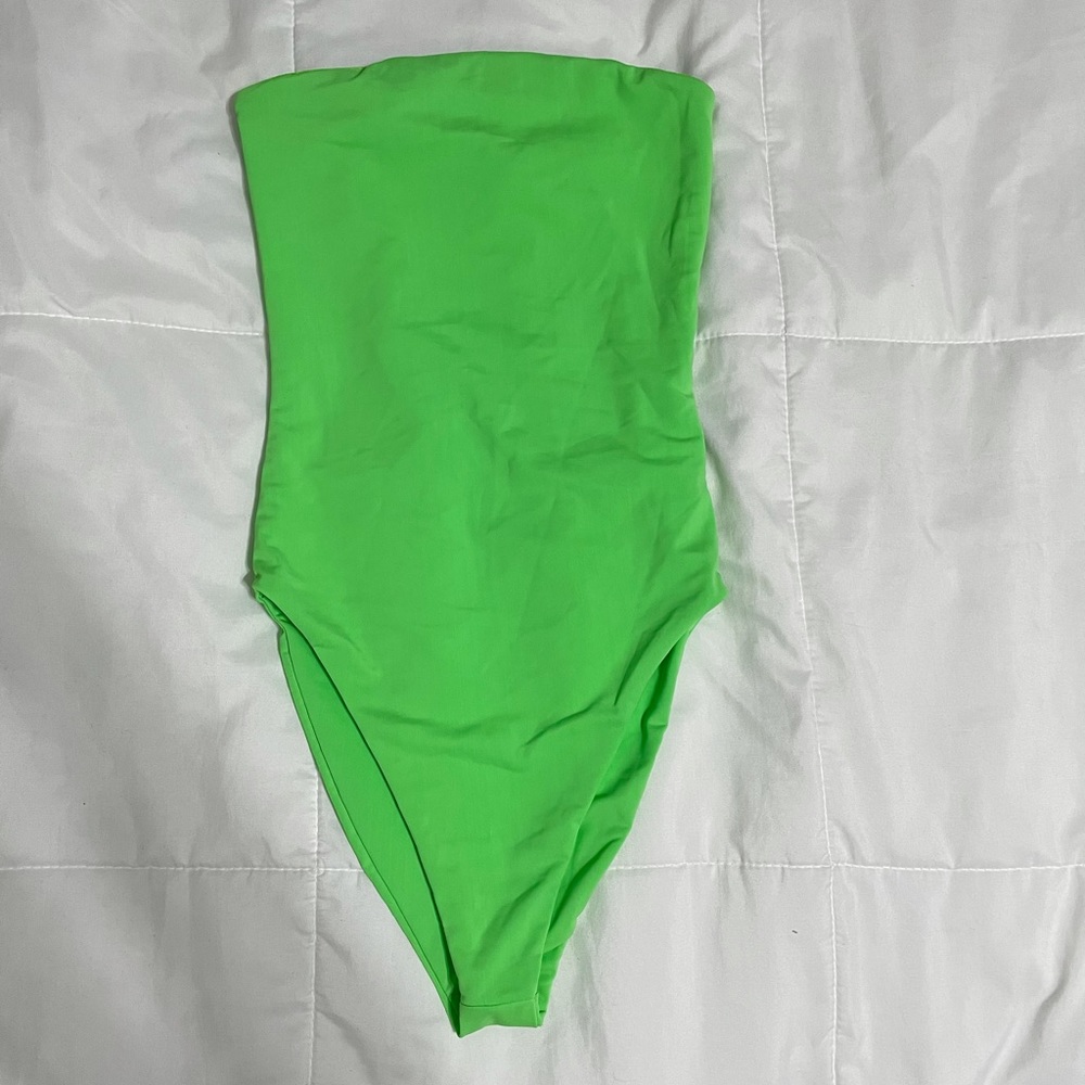 Fashion Nova green one piece